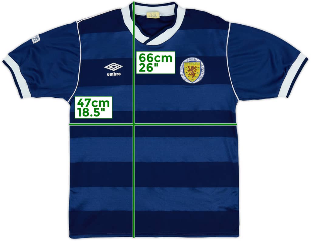 1985-88 Scotland Home Shirt - 8/10 - (M)