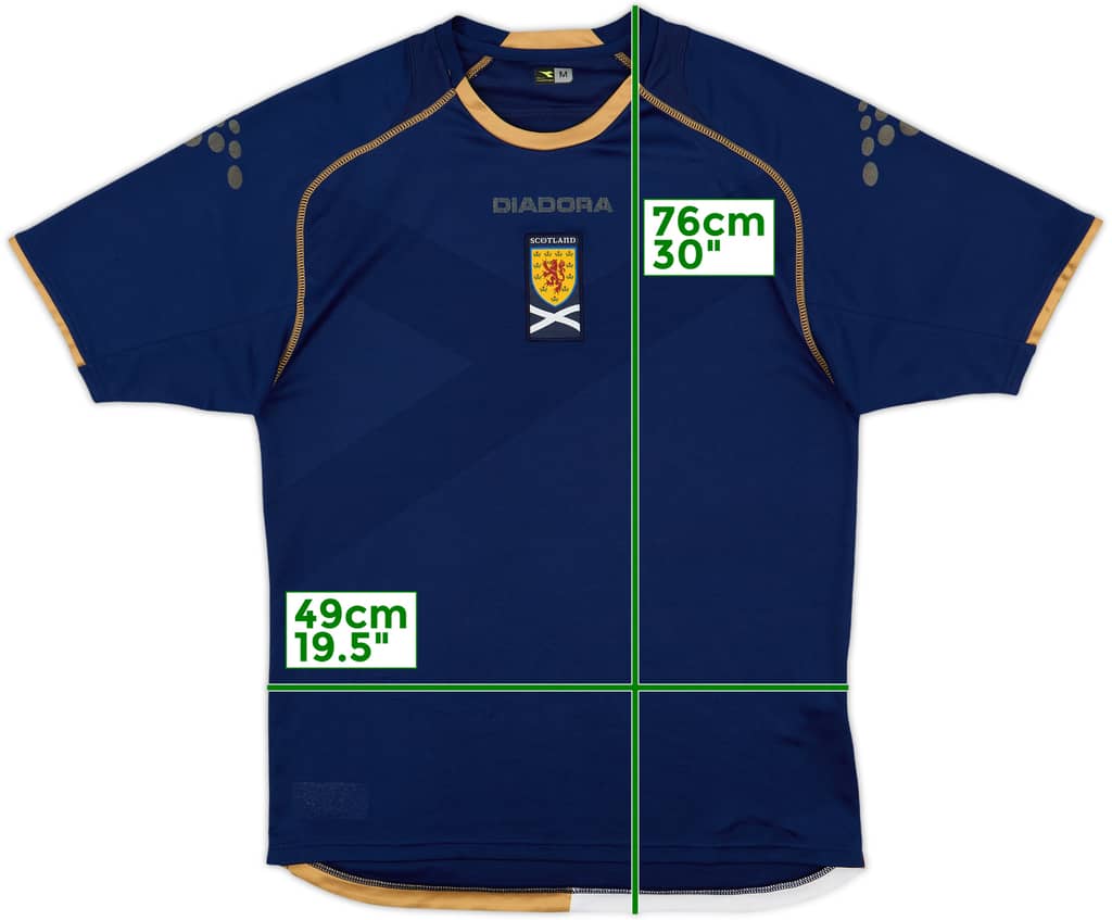 2007-08 Scotland Home Shirt - 5/10 - (M)