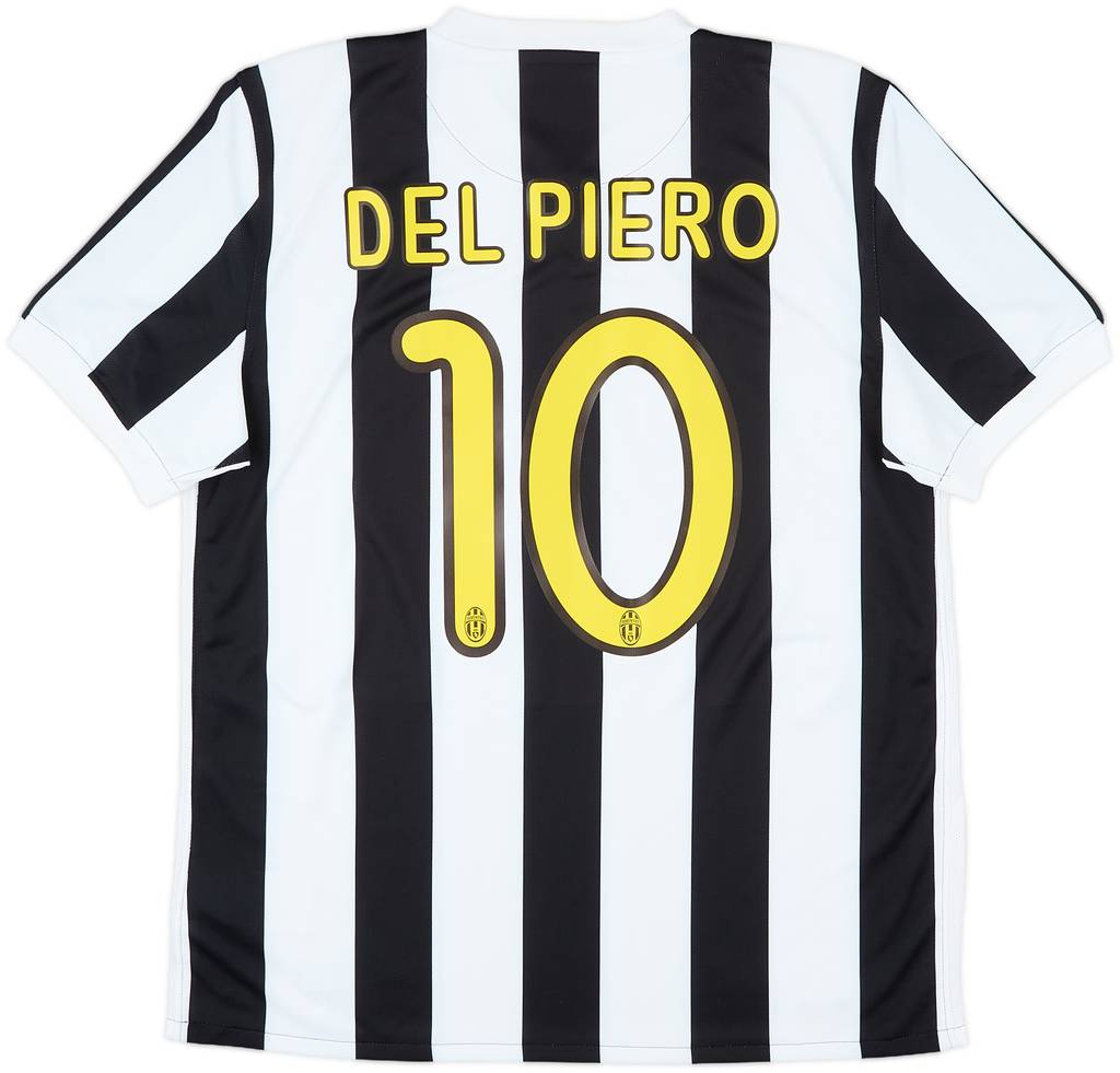 2009-10 Juventus Home Shirt Del Piero #10 - 9/10 - (L)