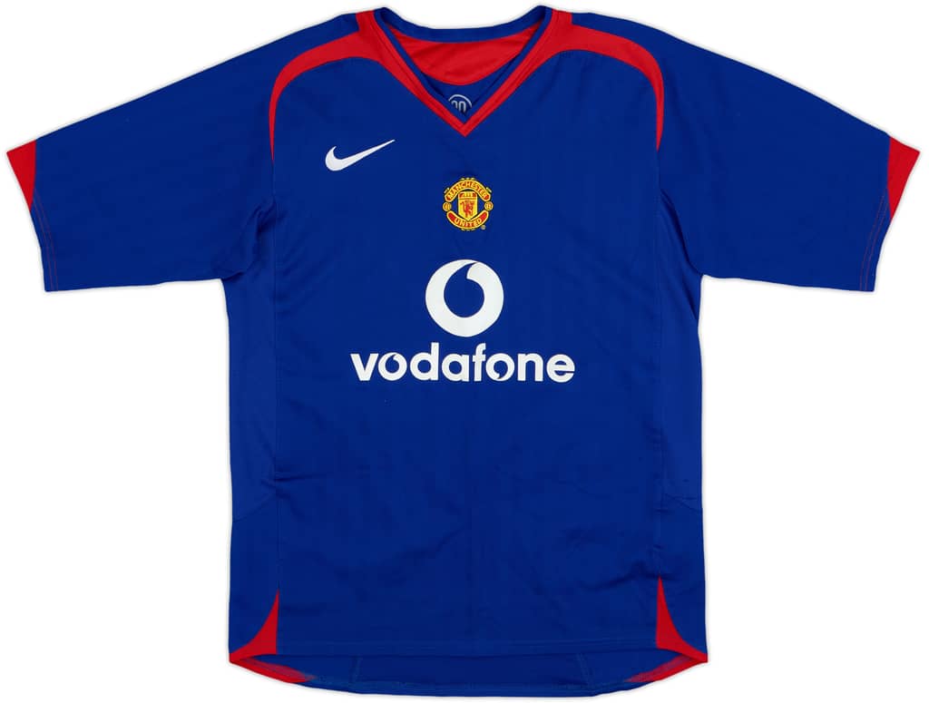 2005-06 Manchester United Away Shirt - 7/10 - (L.Boys)