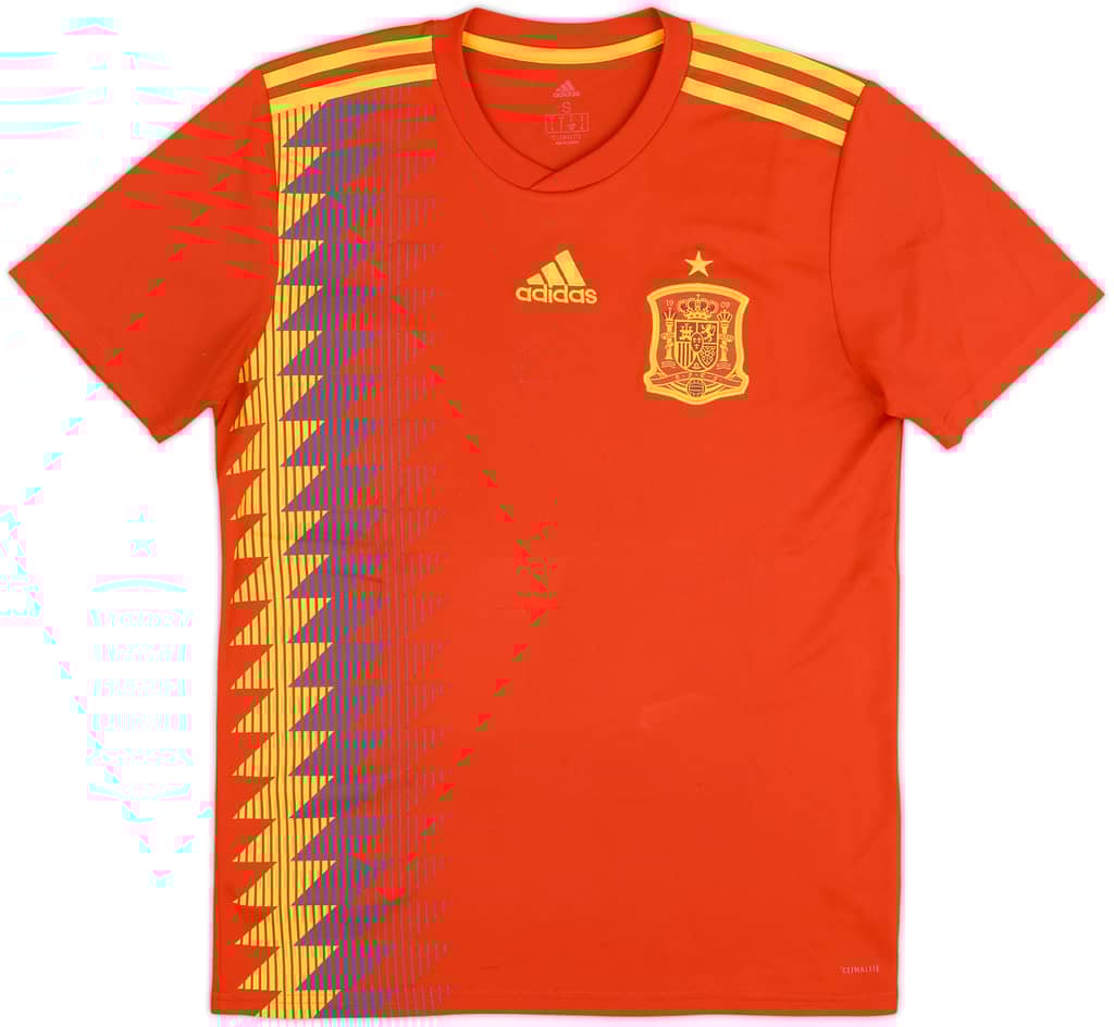 2018-19 Spain Home Shirt - 7/10 - (S)