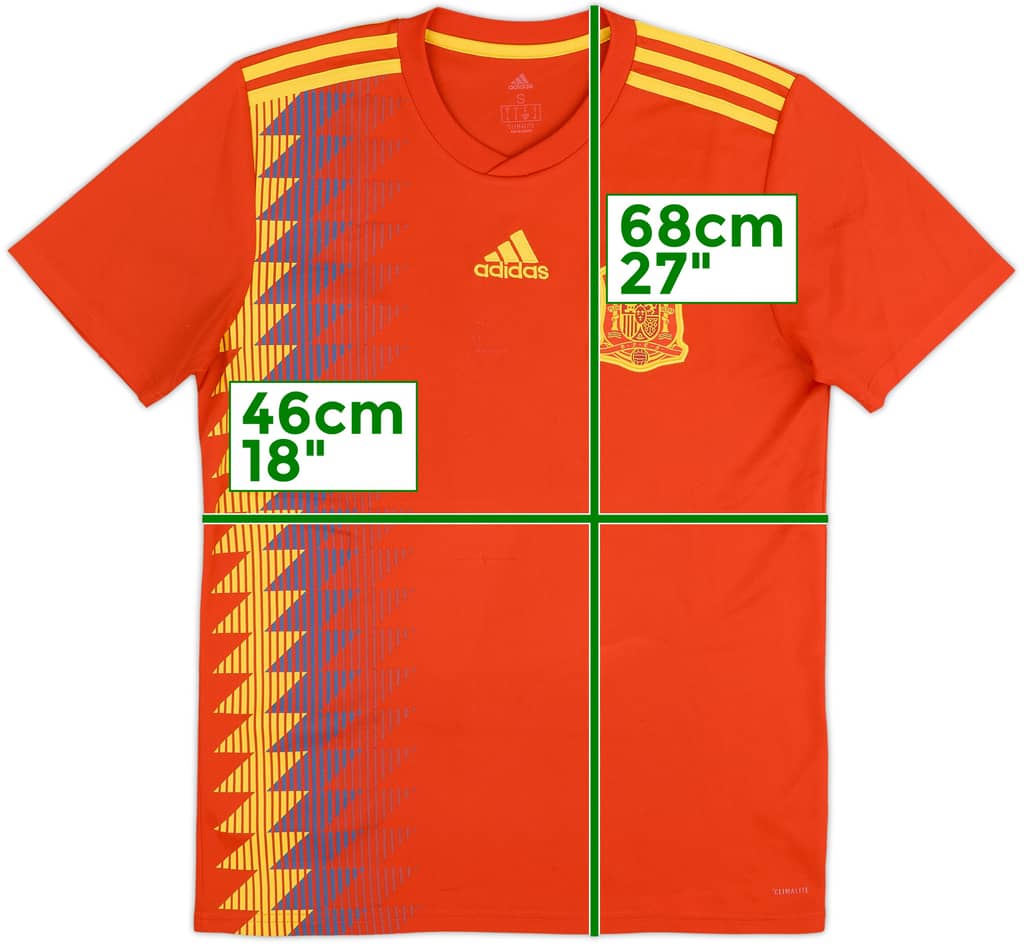 2018-19 Spain Home Shirt - 7/10 - (S)
