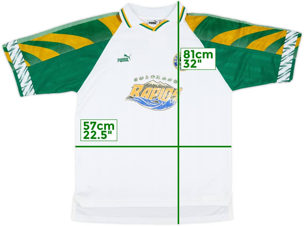 1996 Colorado Rapids Home Shirt - 6/10 - (L)