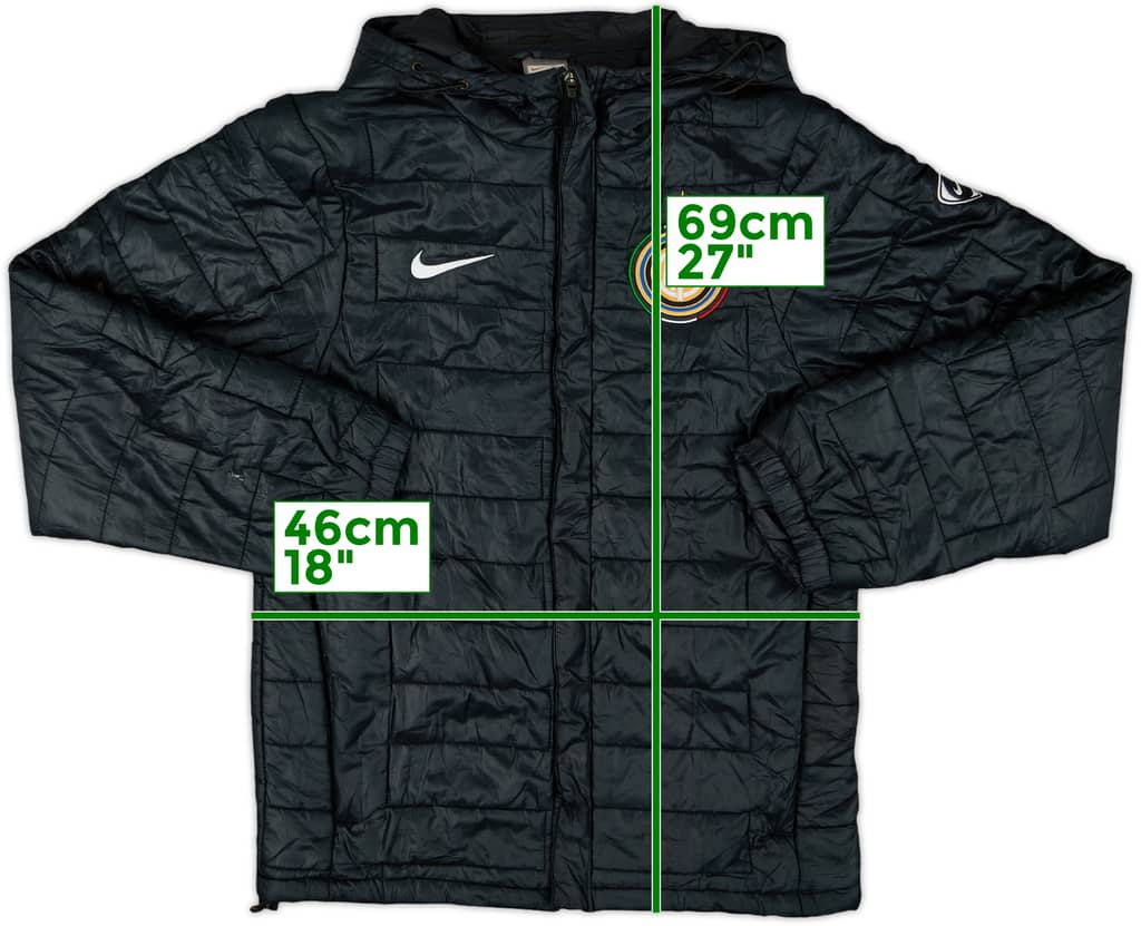 2009-10 Inter Milan Nike Padded Bench Coat - 8/10 - (XS)
