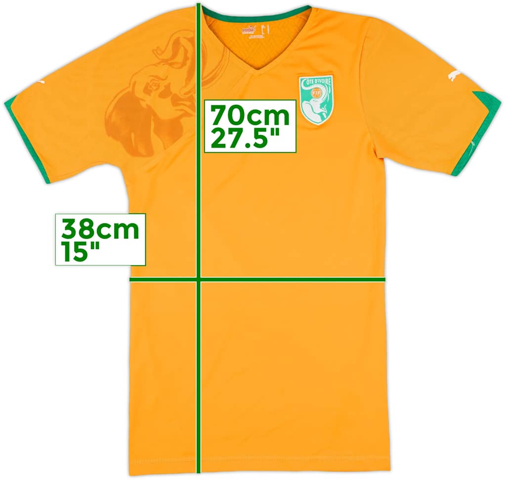2010-11 Ivory Coast Home Shirt - 6/10 - (M)