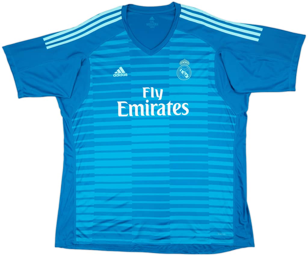 2018-19 Real Madrid GK S/S Shirt - 9/10 - (3XL)