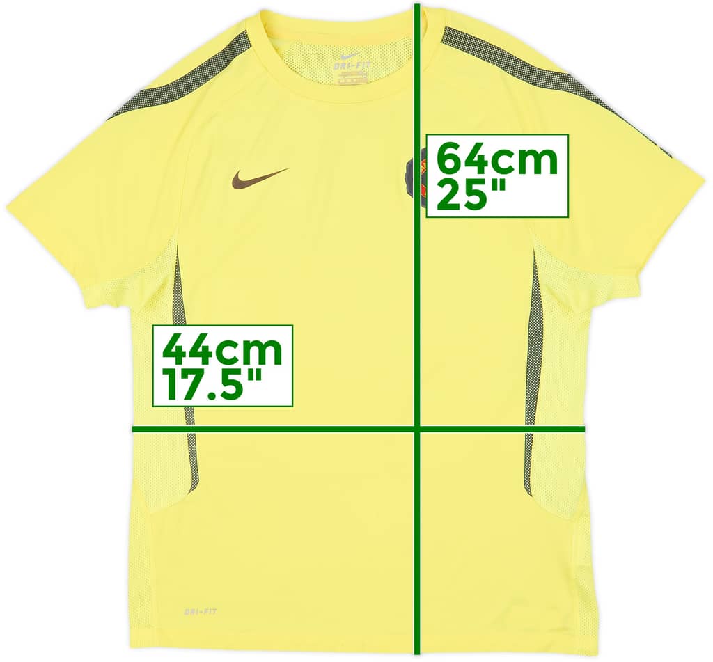 2010-11 Manchester United Nike Training Shirt - 8/10 - (L.Boys)