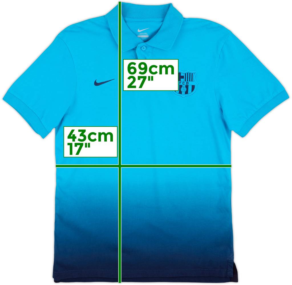2012-13 Barcelona Nike Polo Shirt - 8/10 - (M)