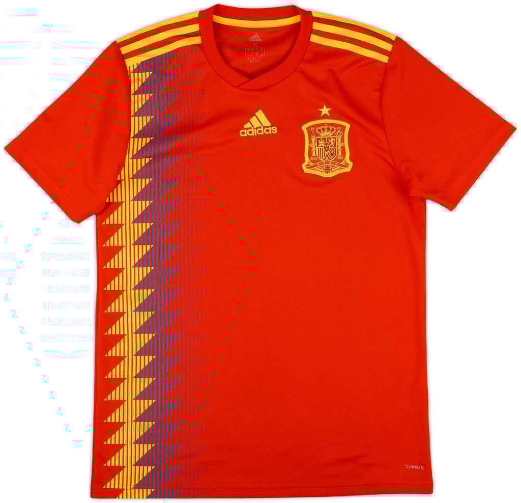 2018-19 Spain Home Shirt - 10/10 - (S)