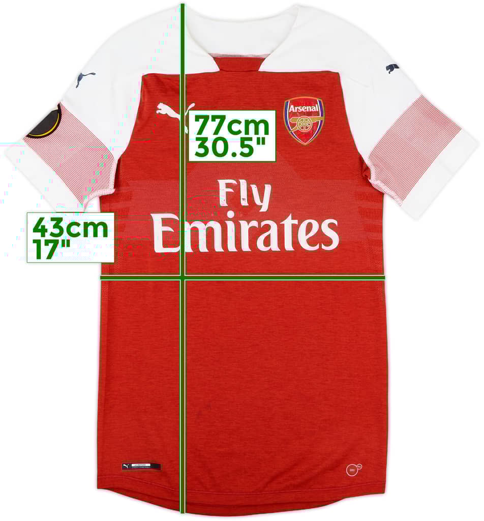 2018-19 Arsenal Authentic Home Shirt - 5/10 - (L)