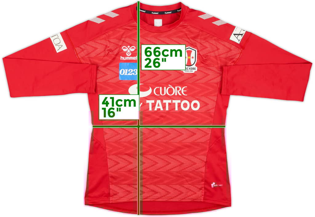 2023-24 INAC Kobe Home L/S Shirt - 7/10 - (Women's S)