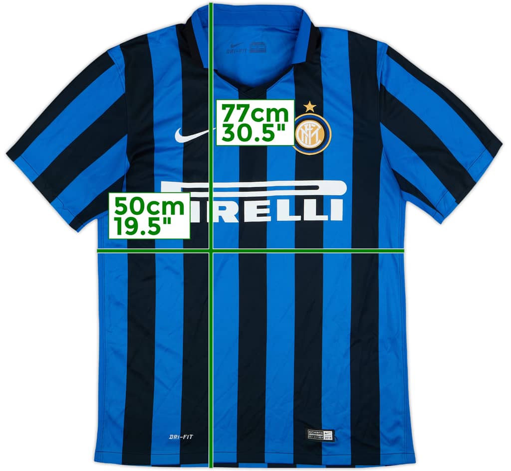 2015-16 Inter Milan Home Shirt - 7/10 - (M)