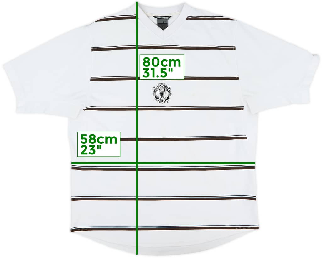 2003-04 Manchester United Nike Training Shirt - 5/10 - (L)