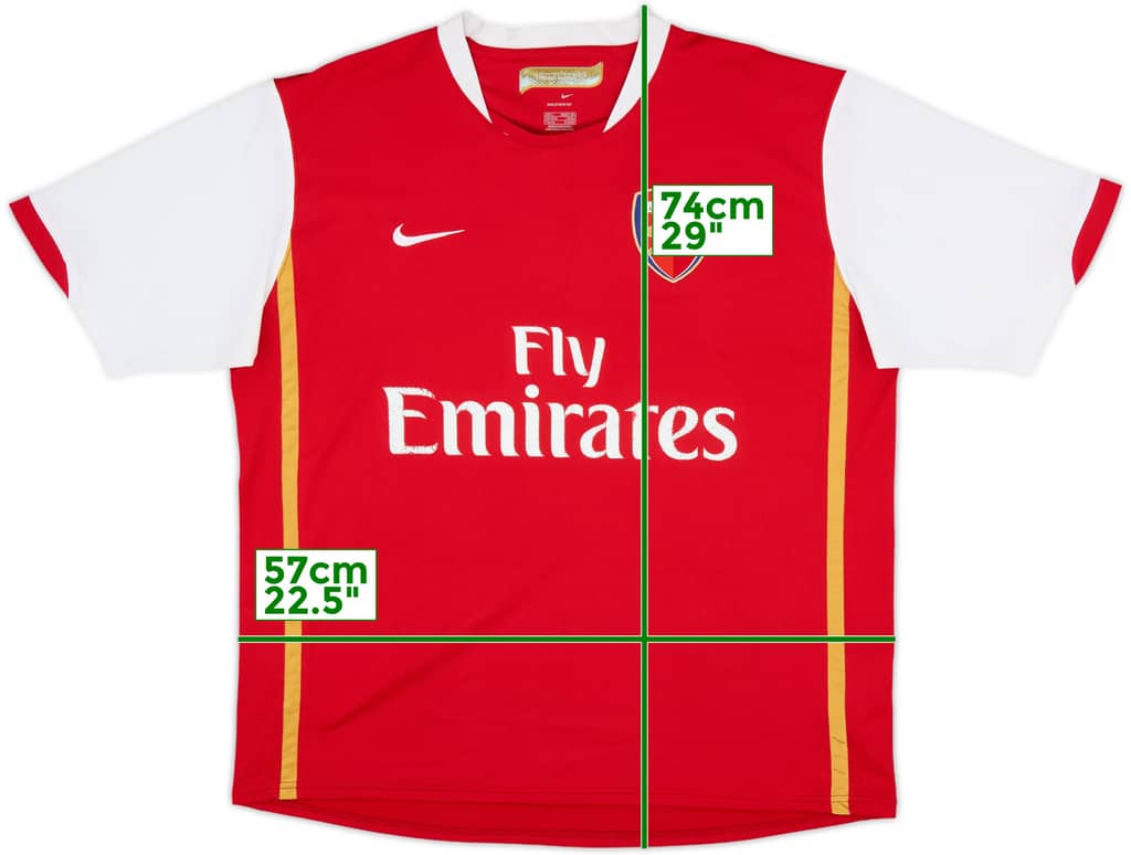 2006-08 Arsenal Home Shirt - 5/10 - (L)