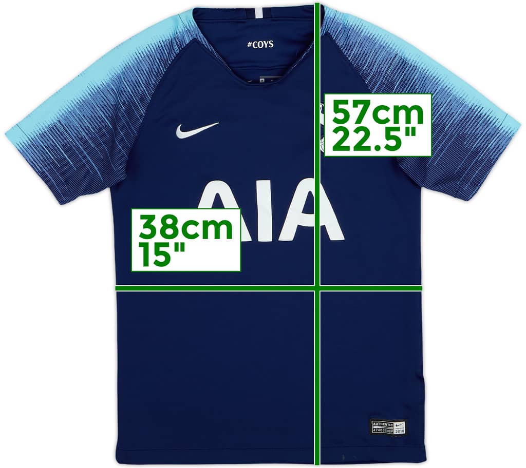 2018-19 Tottenham Away Shirt - 8/10 - (M.Boys)