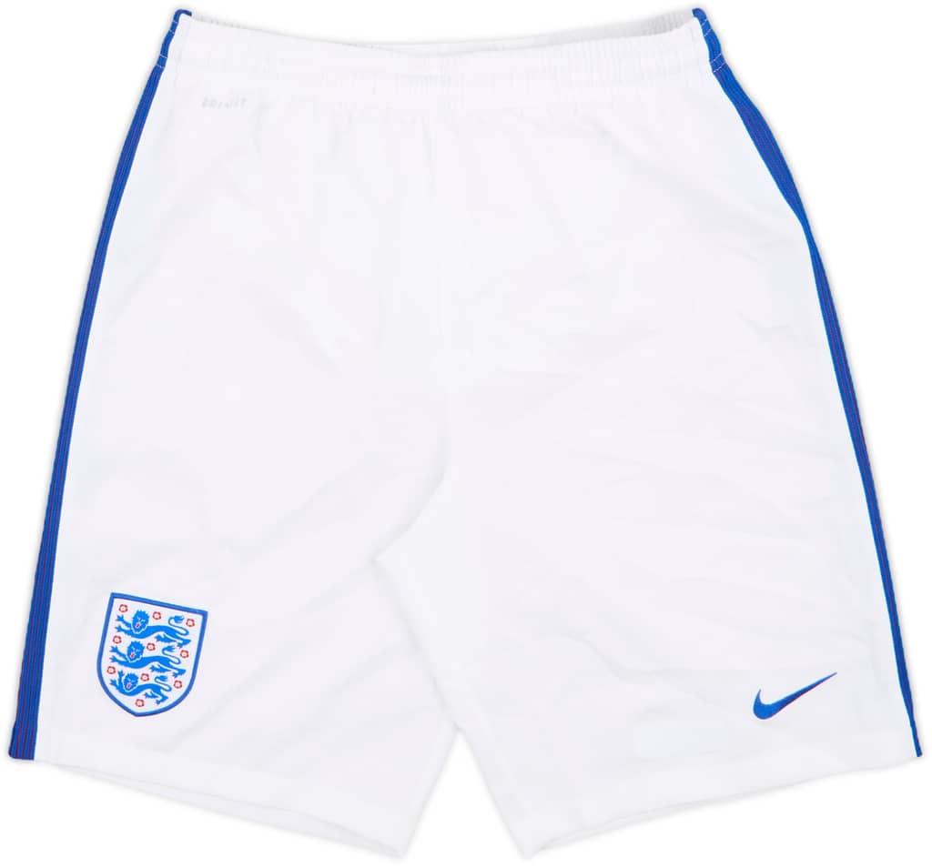 2016-17 England Home Shorts - 9/10 - (XL.Boys)
