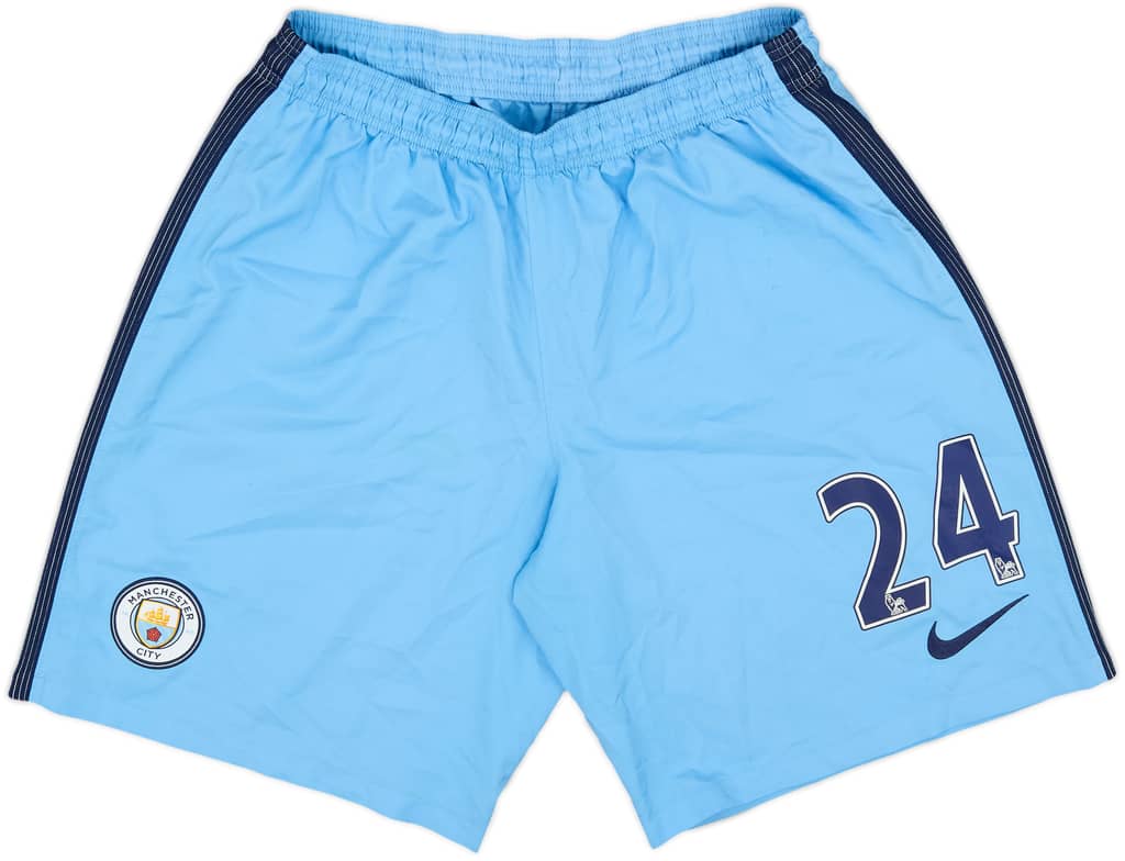 2016-17 Manchester City Home Shorts #24 - 8/10 - (L)