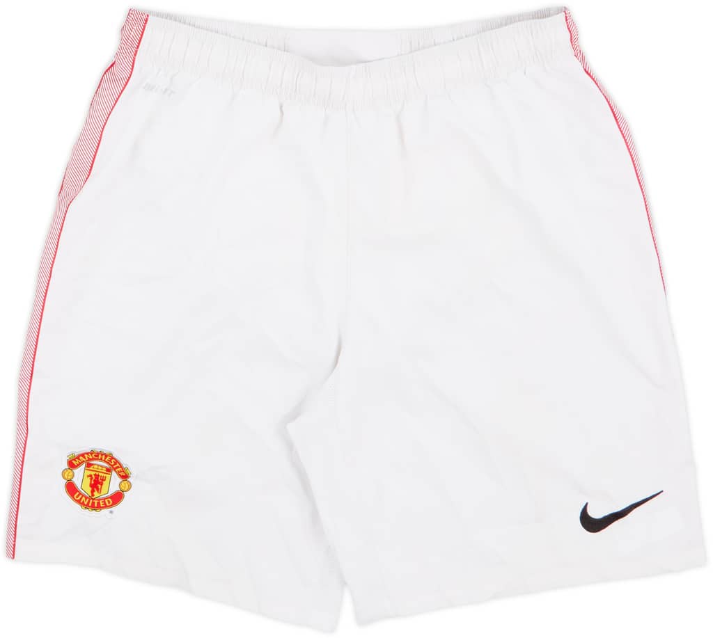 2012-13 Manchester United Home Shorts - 6/10 - (L)