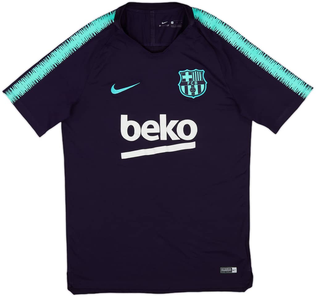 2018-19 Barcelona Nike Training Shirt - 9/10 - (M)