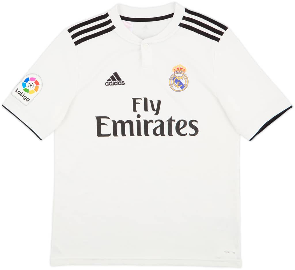 2018-19 Real Madrid Home Shirt - 9/10 - (XL.Boys)