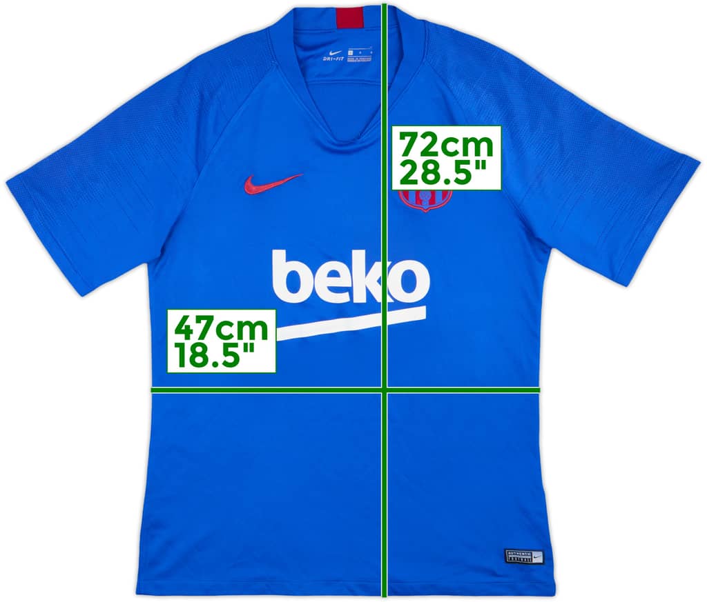 2019-20 Barcelona Nike Training Shirt - 8/10 - (L)