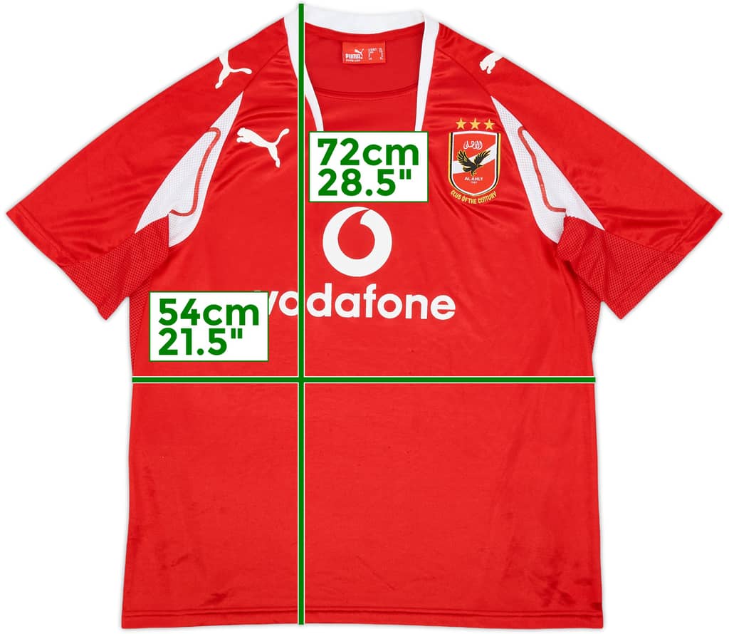 2008-09 Al Ahly Home Shirt - 8/10 - (XL)