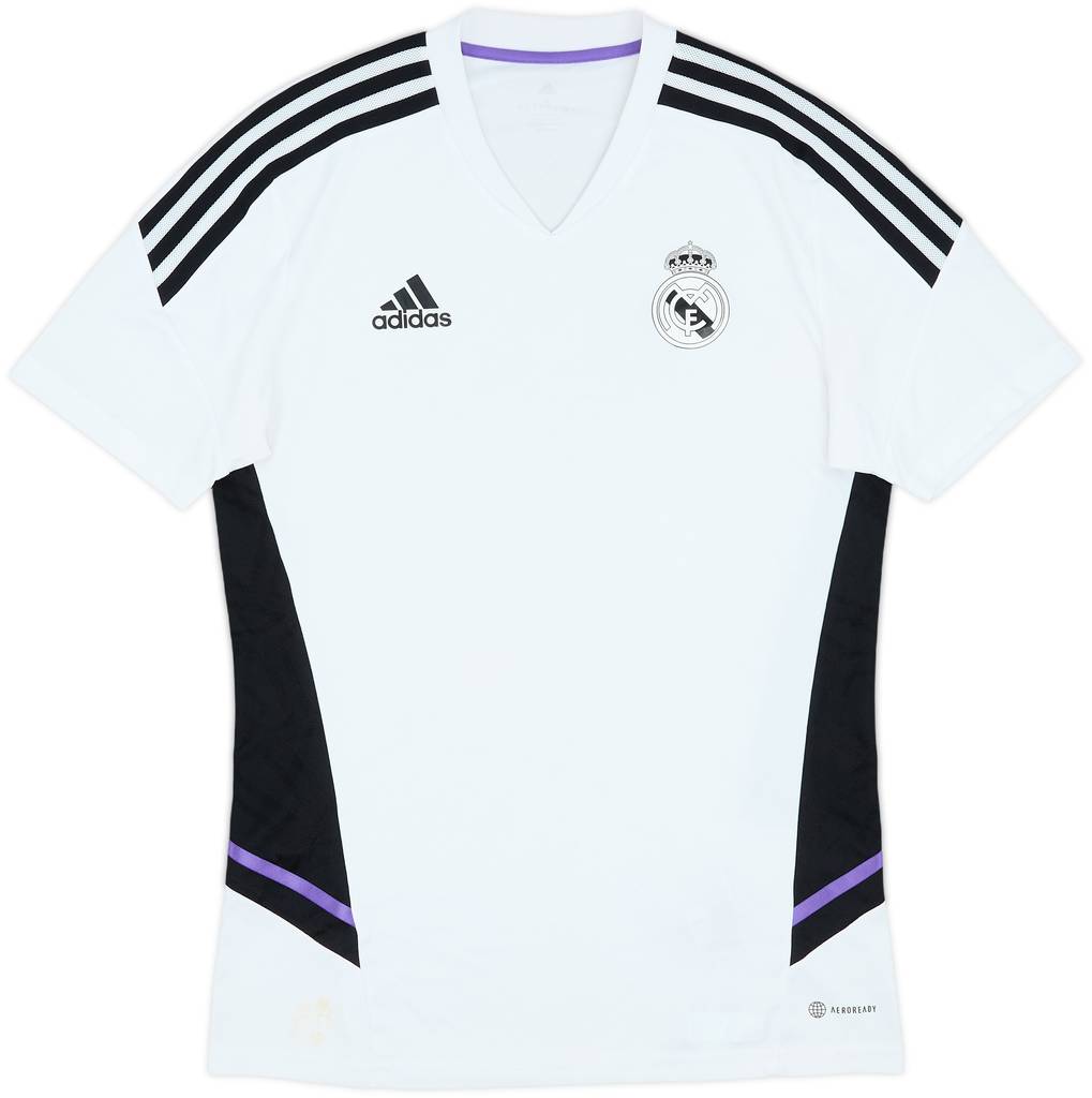 2022-23 Real Madrid adidas Training Shirt - 7/10 - (S)