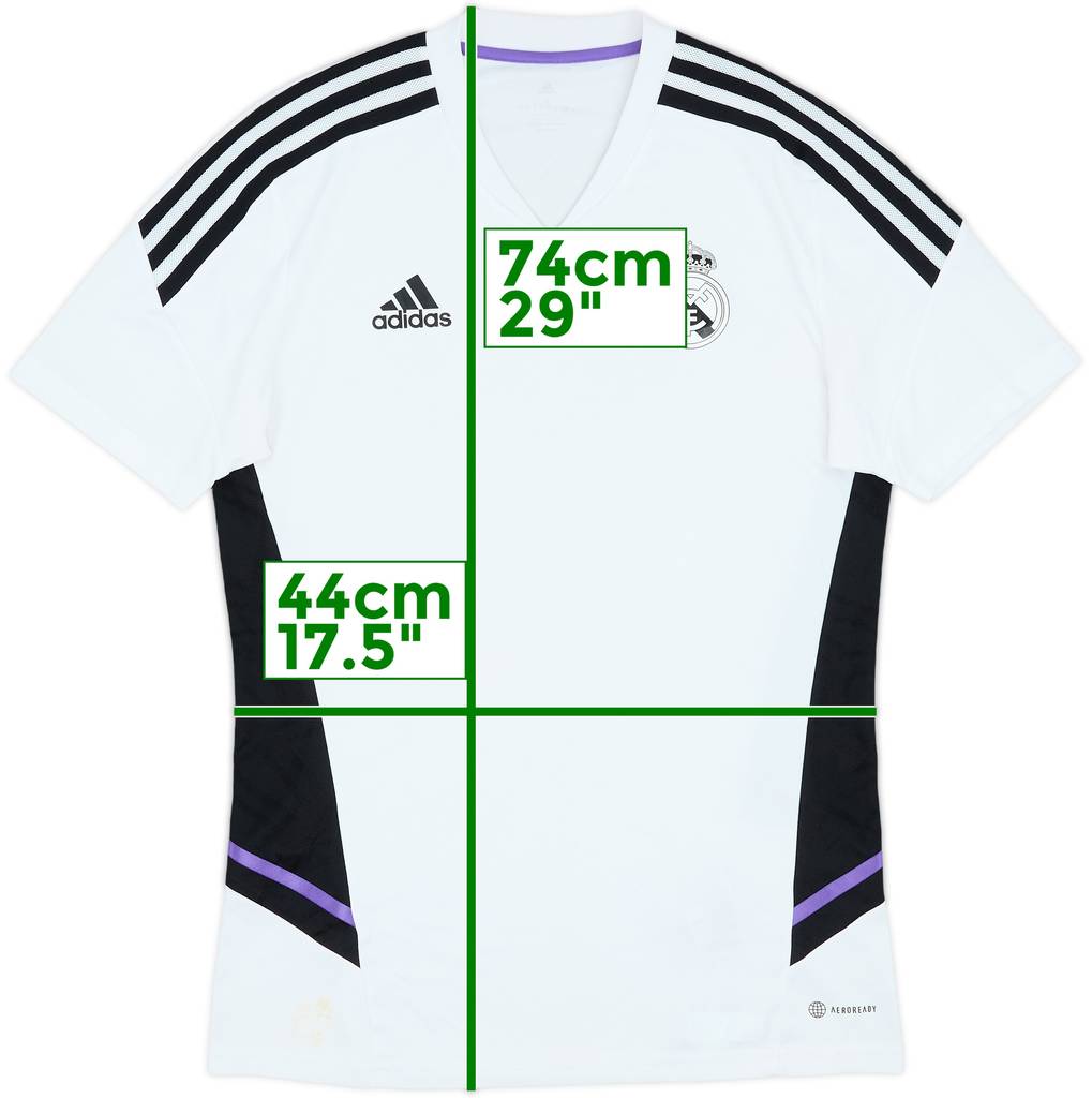 2022-23 Real Madrid adidas Training Shirt - 7/10 - (S)