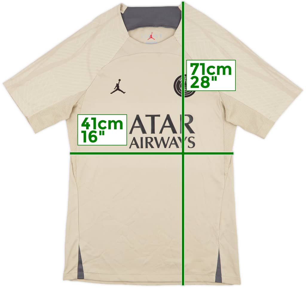 2023-24 Paris Saint-Germain Nike Jordan Training Shirt - 8/10 - (S)
