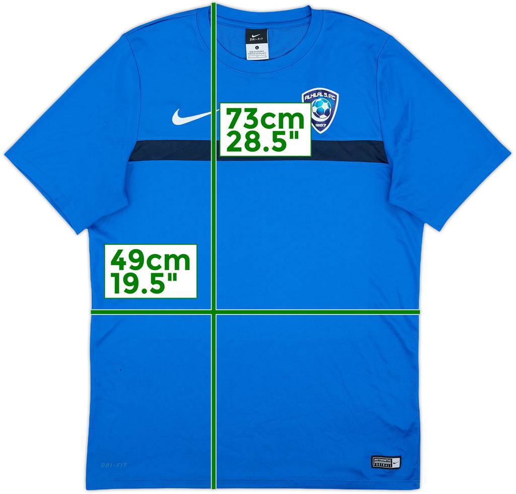 2016-17 Al Hilal Nike Training Shirt - 8/10 - (L)