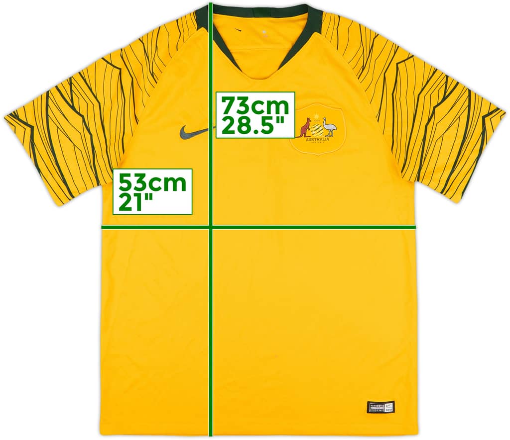 2018-20 Australia Home Shirt - 7/10 - (L)