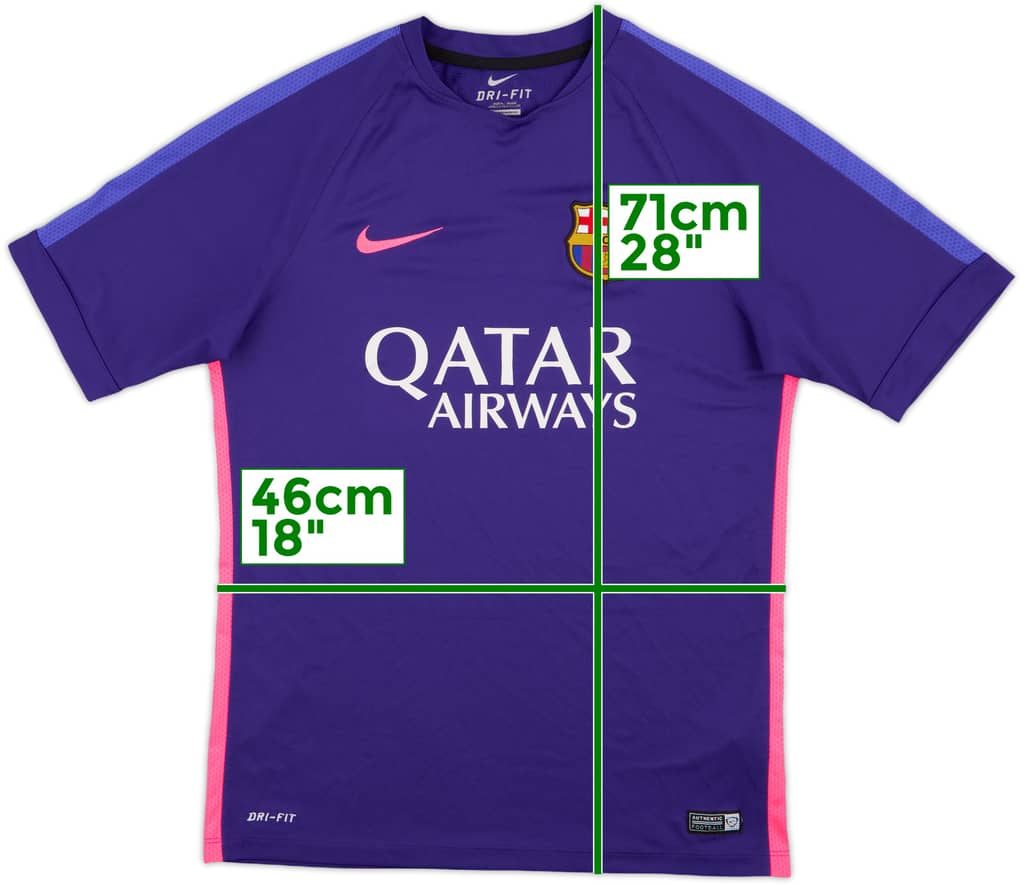 2015-16 Barcelona Nike Training Shirt - 7/10 - (M)