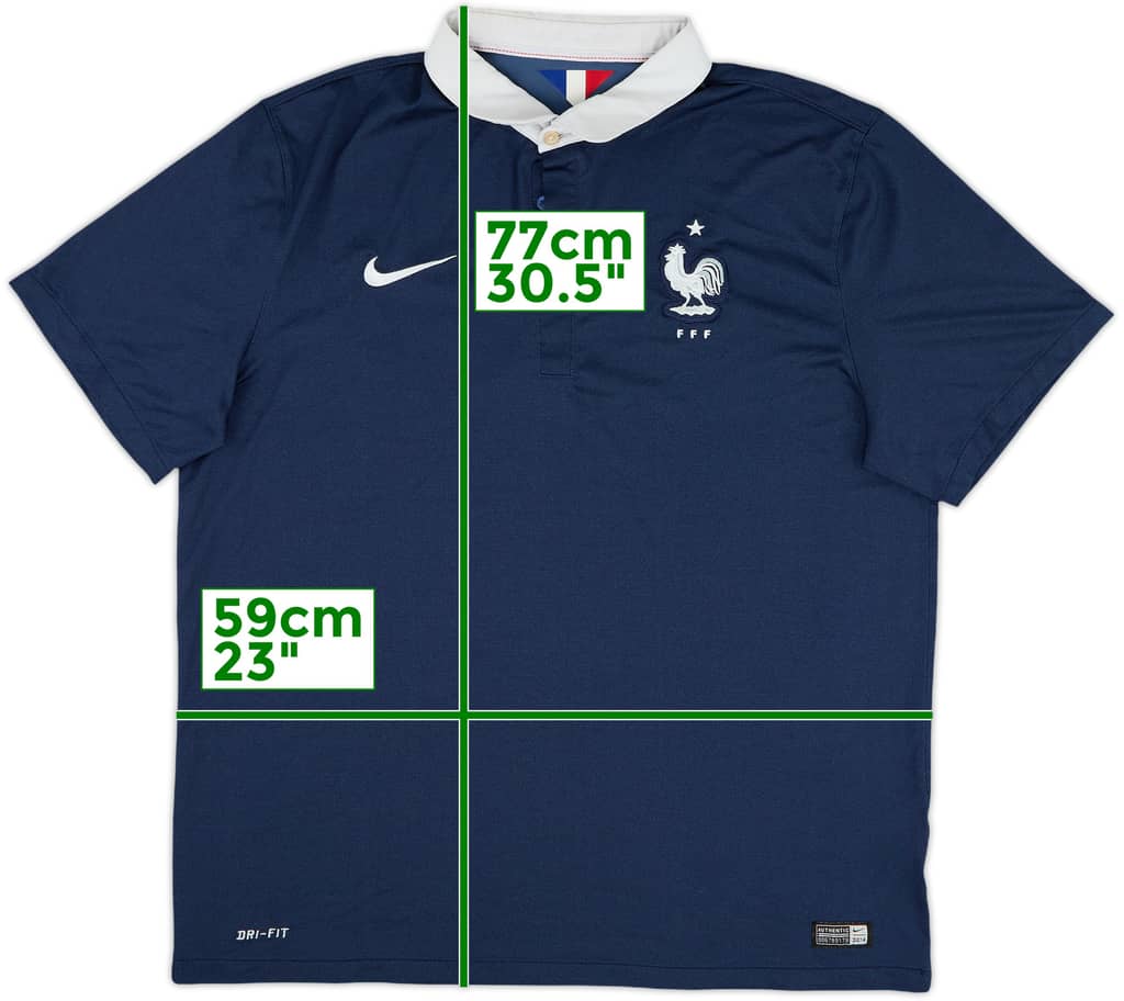 2014-15 France Home Shirt - 10/10 - (XL)