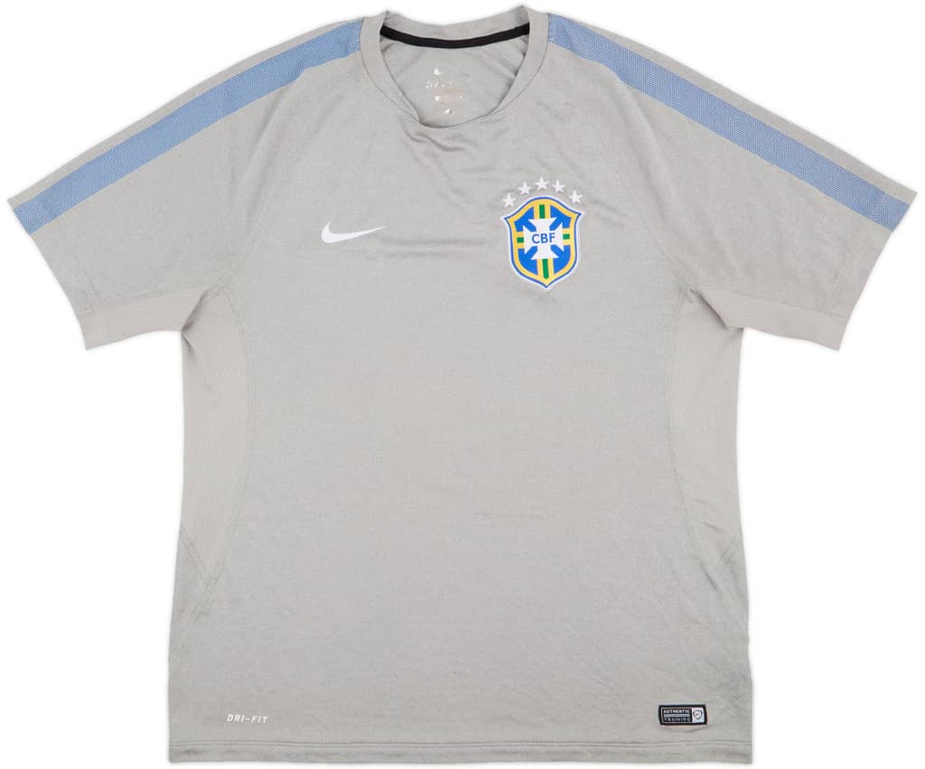 2014-15 Brazil Nike Training Shirt - 9/10 - (L)