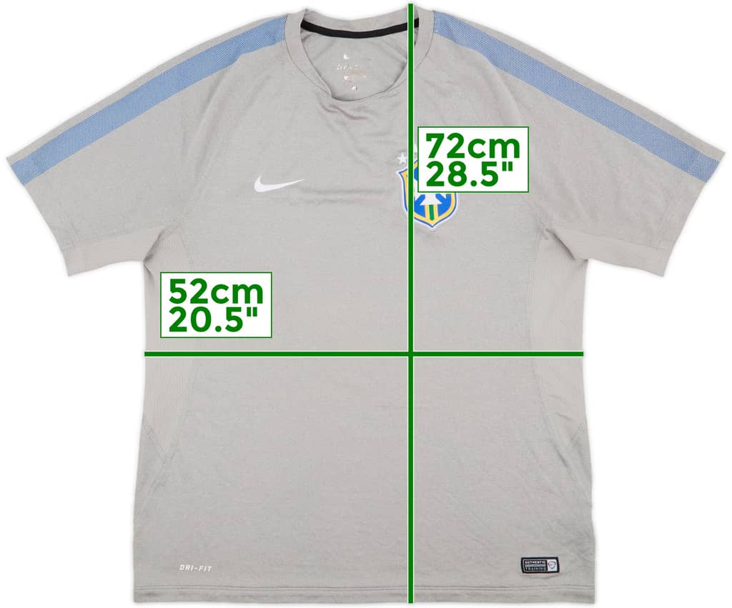 2014-15 Brazil Nike Training Shirt - 9/10 - (L)