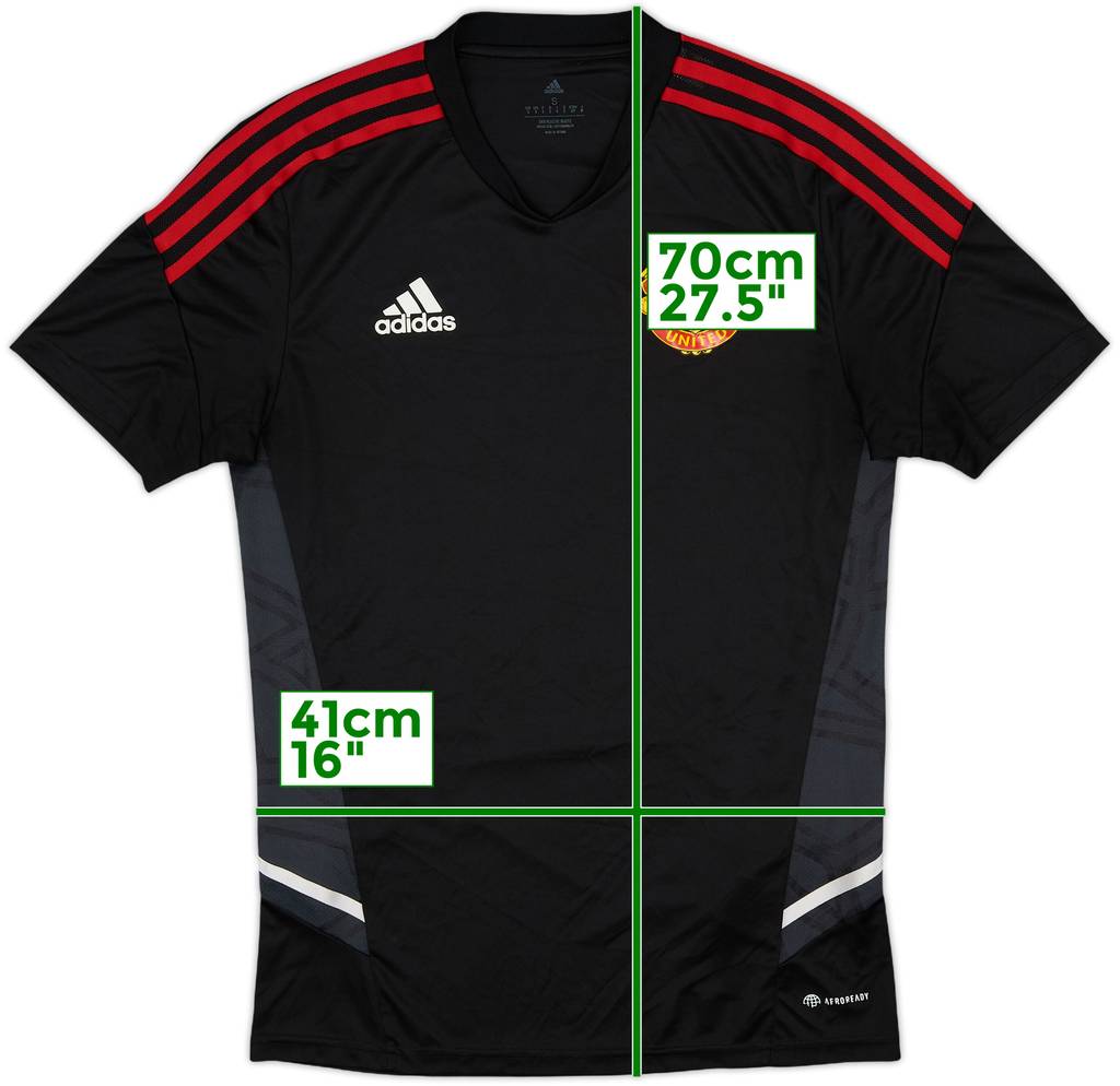 2022-23 Manchester United adidas Training Shirt - 9/10 - (S)