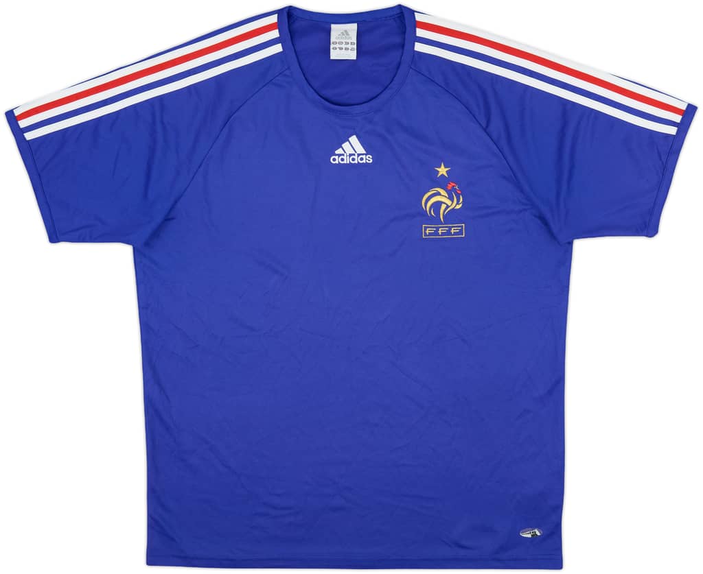 2006-08 France adidas Basic Training Shirt - 6/10 - (L)