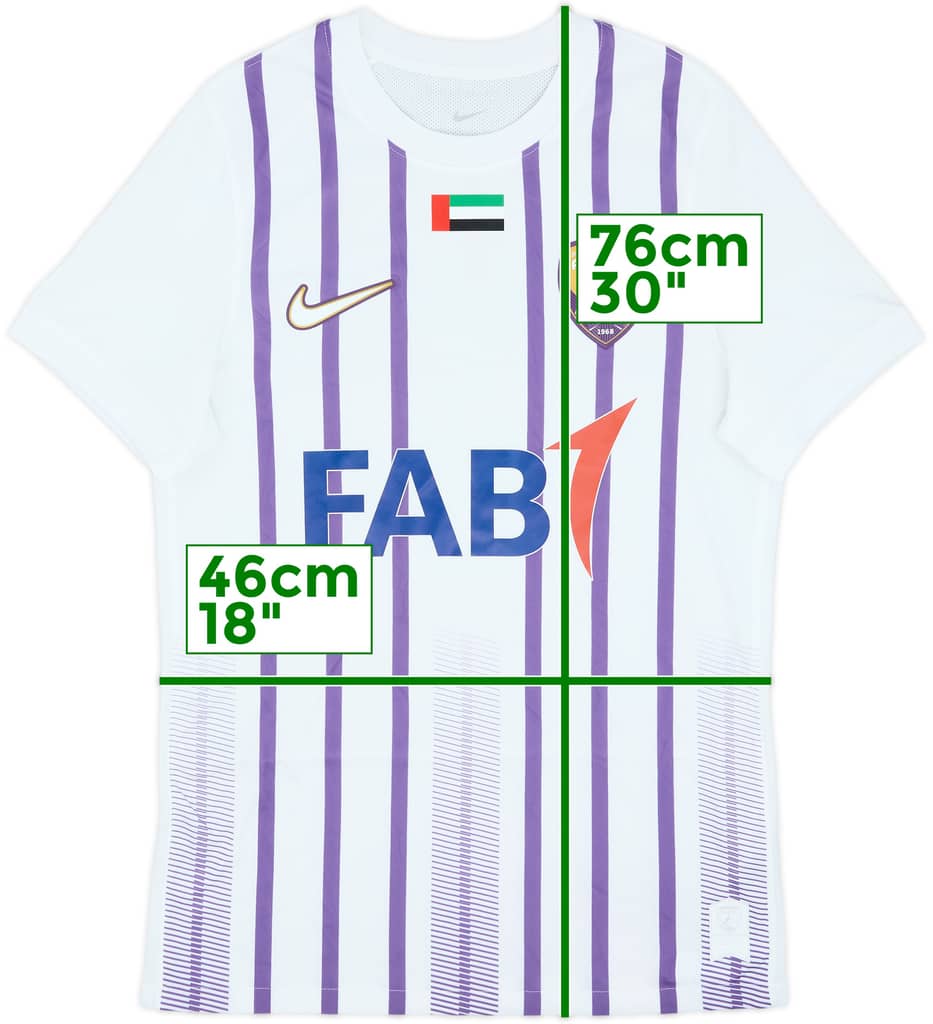 2023-24 Al Ain Authentic Away Shirt - 8/10 - (M)