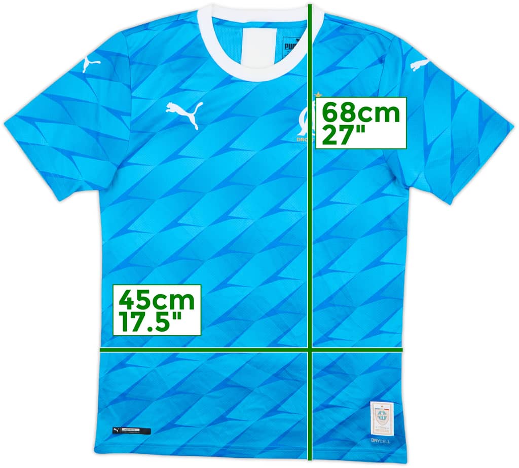 2019-20 Olympique Marseille Away Shirt - 8/10 - (S)