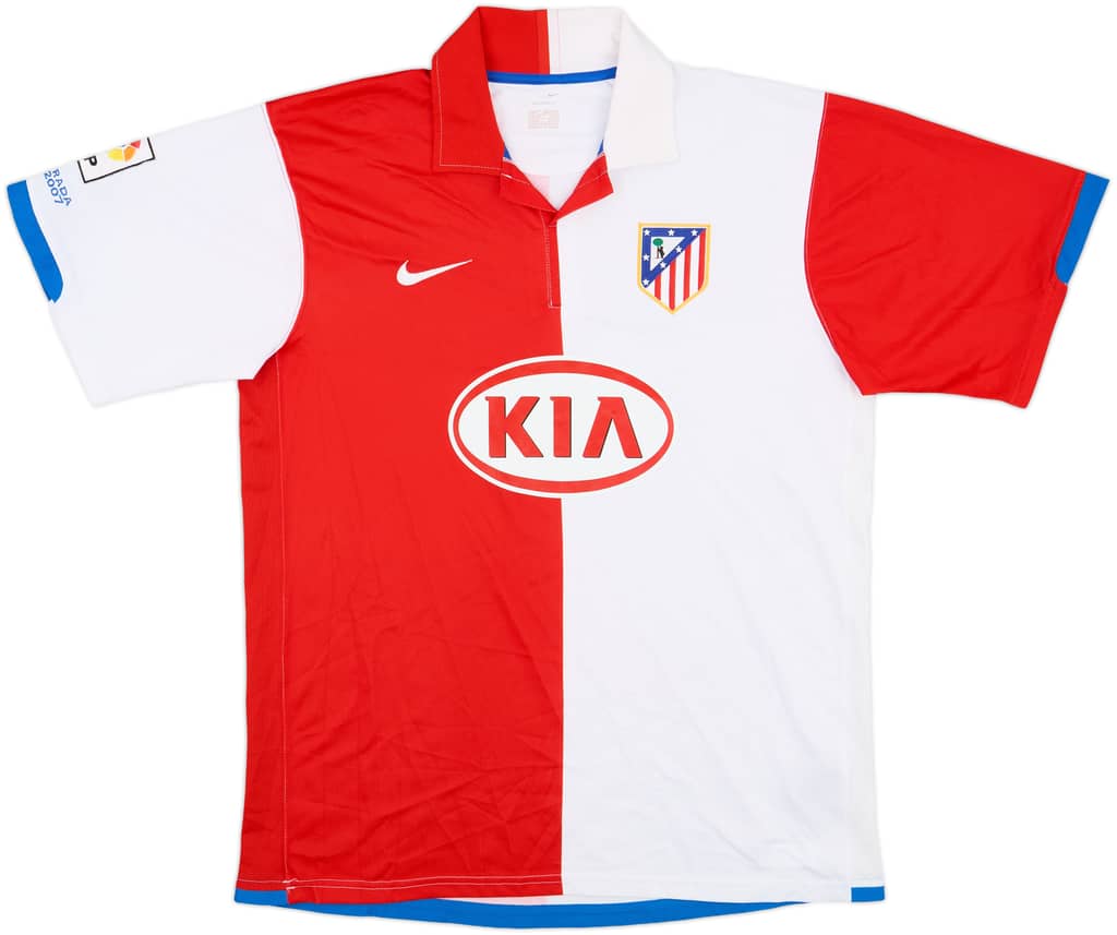 2006-07 Atletico Madrid Home Shirt - 8/10 - (L)