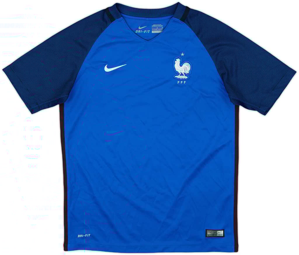 2014-15 France Home Shirt - 8/10 - (L.Boys)
