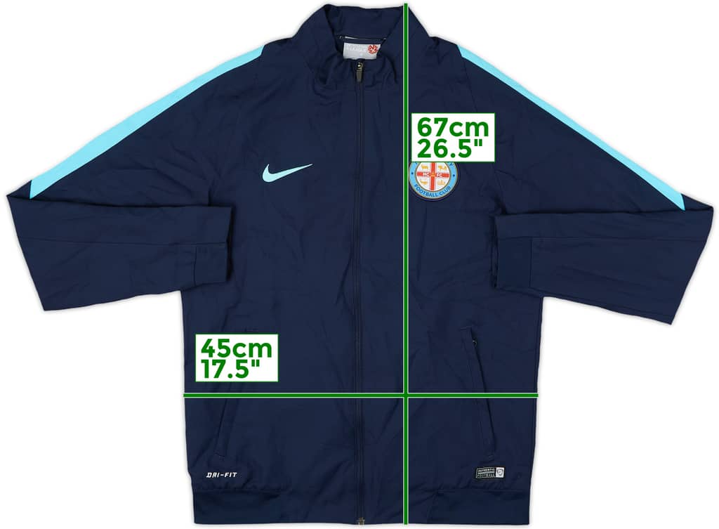 2015-16 Melbourne City Nike Track Jacket - 8/10 - (M)
