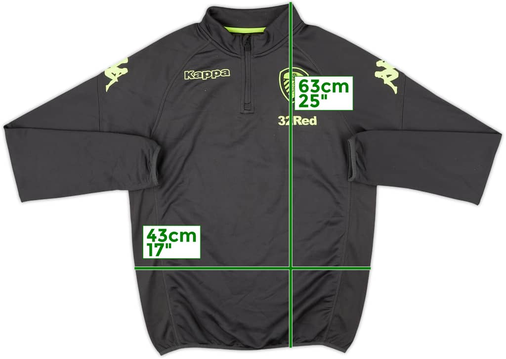 2016-17 Leeds Kappa 1/4 Zip Training Top - 8/10 - (S)