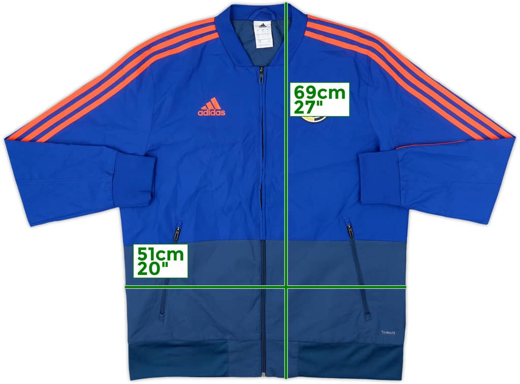 2015-16 Colombia adidas Track Jacket - 8/10 - (L)