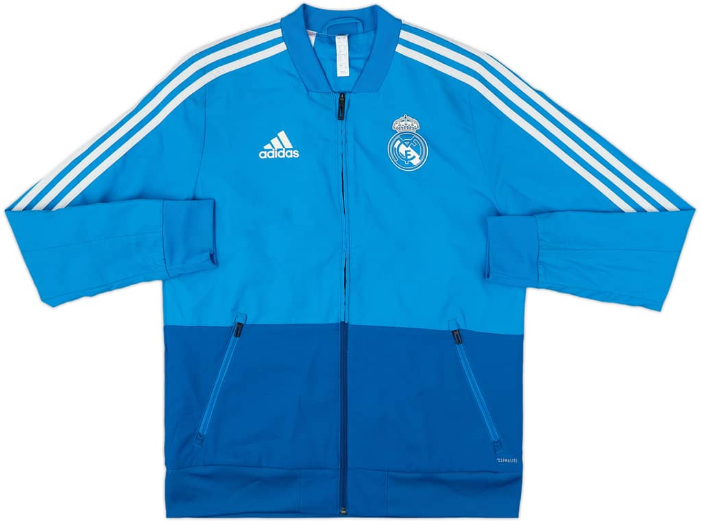 2018-19 Real Madrid adidas Track Jacket - 8/10 - (L.Boys)