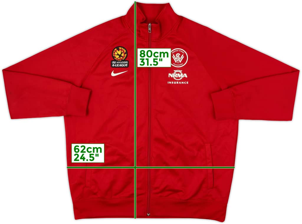 2013-14 Western Sydney Wanderers Nike Track Jacket - 9/10 - (XL)