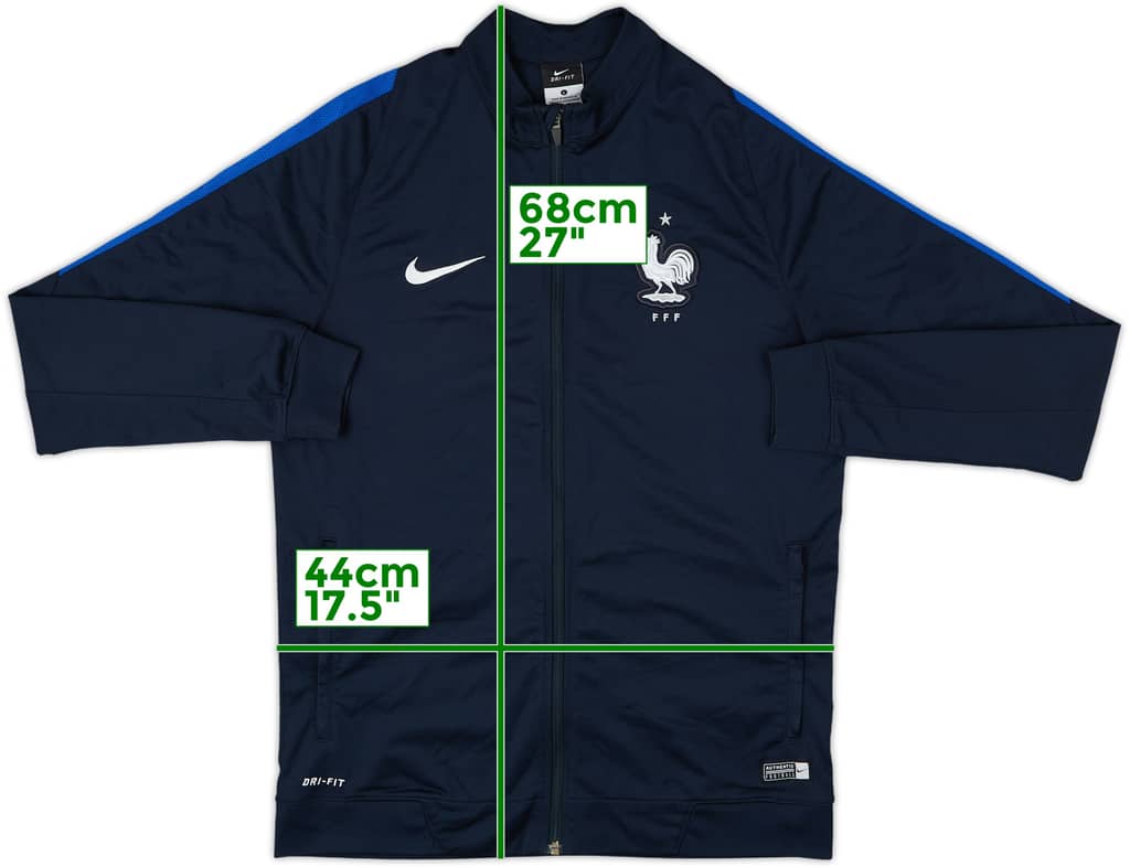 2014-15 France Nike Track Jacket - 8/10 - (L)