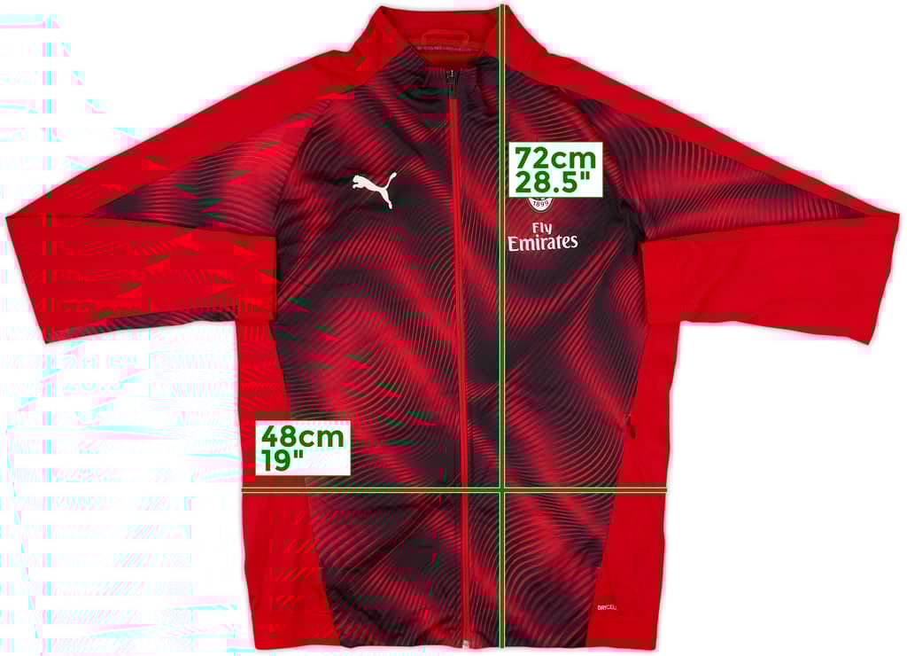 2019-20 AC Milan Puma Track Jacket - 8/10 - (L)