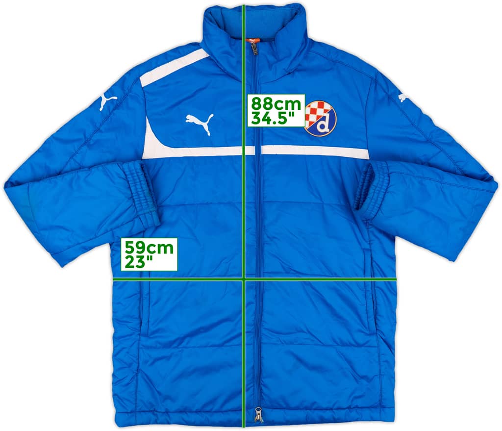 2012-13 Dinamo Zagreb Puma Padded Bench Coat - 7/10 - (S)