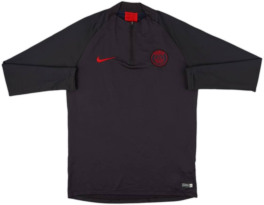 2019-20 Paris Saint-Germain Nike 1/4 Zip Training Top - 6/10 - (M)